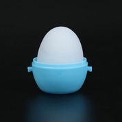 Рельефный мастурбатор Egg в синем футляре - фото, цены