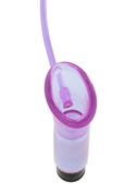 Фиолетовый клиторальный стимулятор с вибрацией Pussypump - фото, цены