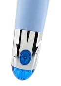 Голубой вибратор Lovely Vibes Elegant - 18,5 см. - фото, цены