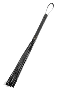 Черная плеть First Time Flogger - 63,5 см. - фото, цены