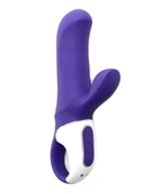 Фиолетовый вибратор Satisfyer Magic Bunny с клиторальным отростком - 17,6 см. - фото, цены