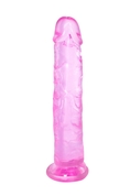 Розовый фаллоимитатор Distortion - 18 см. - фото, цены
