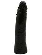 Черный гнущийся фаллоимитатор Realistic - 18,5 см. - фото, цены