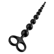 Анальные бусы из силикона Boyfriend Beads - 33,6 см. - фото, цены