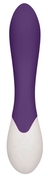 Фиолетовый вибратор G Spice с функцией нагрева - 20,8 см. - фото, цены