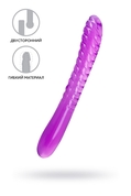 Фиолетовый двусторонний фаллоимитатор Frica - 23 см. - фото, цены