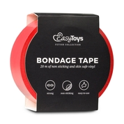Красная лента для бондажа Easytoys Bondage Tape - 20 м. - фото, цены