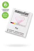 Супертонкие презервативы Masculan Pur - 3 шт. - фото, цены