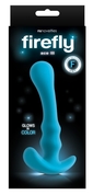 Голубая силиконовая анальная пробка-стимулятор Ace Iii Plug - 12,7 см. - фото, цены