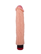 Вибратор-реалистик с розовой головкой - 26,2 см. - фото, цены