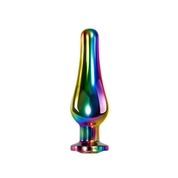 Радужная металлическая пробка Rainbow Metal Plug Medium - 11,1 см. - фото, цены