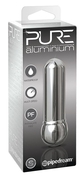 Алюминиевый вибратор Silver Small - 7,5 см. - фото, цены