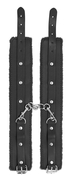Черные поножи Plush Leather Ankle Cuffs - фото, цены