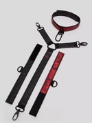 Ошейник с наручниками Reversible Faux Leather Collar and Wrist - фото, цены