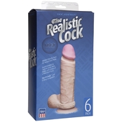 Реалистичный фаллоимитатор The Realistic Cock Ultraskyn 6” на присоске - 17,3 см. - фото, цены