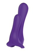 Фиолетовый вибромассажер-насадка N 34 Rechargeable Couples Vibe - фото, цены
