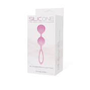 Розовый вагинальные шарики из силикона Blackberries Pussy Silicone - фото, цены
