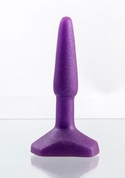 Фиолетовый анальный стимулятор Small Anal Plug Purple - 12 см. - фото, цены