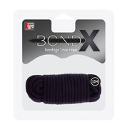 Черная веревка для связывания Bondx Love Rope - 10 м. - фото, цены