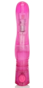 Розовый вибромассажер First Time Solo Exciter - 16 см. - фото, цены