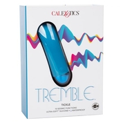 Голубой мини-вибратор Tremble Tickle - 12,75 см. - фото, цены
