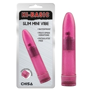 Розовый мини-вибратор Slim Mini Vibe - 13,2 см. - фото, цены