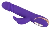 Фиолетовый вибратор-кролик Stoss Stange - 23 см. - фото, цены