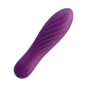 Фиолетовая вибропуля Tulip - 10,6 см. - фото, цены