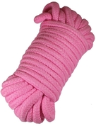 Розовая верёвка для бондажа и декоративной вязки - 10 м. - фото, цены