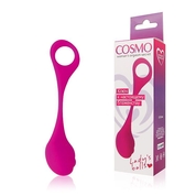 Ярко-розовый вагинальный шарик Cosmo - фото, цены