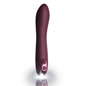 Фиолетовый вибромассажер Giamo - 19 см. - фото, цены
