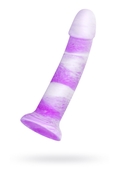 Фиолетовый фаллоимитатор Neil - 18 см. - фото, цены