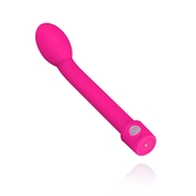 Розовый вибратор для точки G Easytoys G-Spot Vibrator - 21 см. - фото, цены