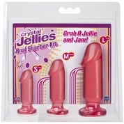 Набор розовых анальных фаллоимитаторов Crystal Jellies Anal Starter Kit - фото, цены