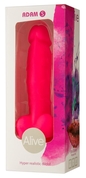 Розовый фаллоимитатор-реалистик Adam S - 18,5 см. - фото, цены
