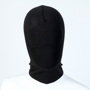 Черная сплошная маска-шлем - фото, цены