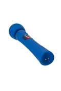 Синий вибромассажер Vim Vibrating Wand - 31,3 см. - фото, цены