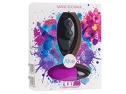 Фиолетовое виброяйцо Magic egg с пультом управления - фото, цены