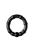 Набор из 3 черных силиконовых эрекционных колец разного размера - фото, цены