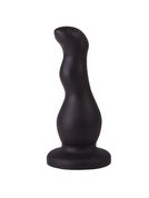 Чёрный анальный стимулятор для массажа простаты - 13,5 см. - фото, цены