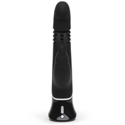 Черный хай-тек вибратор Greedy Girl Thrusting Rabbit Vibrator - 22,8 см. - фото, цены