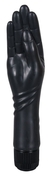 Чёрный вибромассажер-рука для фистинга - 25 см. - фото, цены