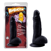 Черный фаллоимитатор Mighty Ravage Penis - 20 см. - фото, цены