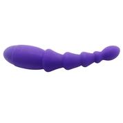 Фиолетовый анальный вибростимулятор Evil Teaser - 19 см. - фото, цены