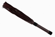 Бордовая многохвостая плеть с ручкой - 43 см. - фото, цены