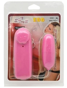 Розовое виброяйцо с проводным пультом - фото, цены