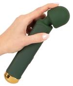 Зеленый wand-вибромассажер Luxurious Wand Massager - 22,2 см. - фото, цены