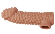 Насадка на фаллос с бугорками Cock Sleeve 004 Size M - 15,6 см. - фото, цены