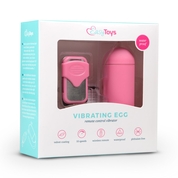 Розовое виброяйцо Easytoys Vibration Egg с пультом ду - фото, цены
