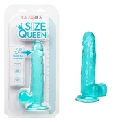 Голубой фаллоимитатор Size Queen 6 - 20,25 см. - фото, цены
